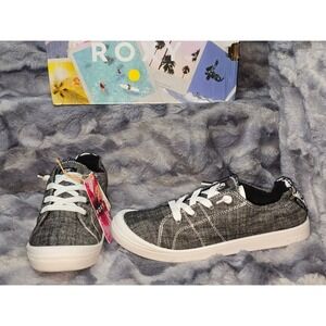 NWB Roxy Bayshore Plus Women's Sneaker Black White Size 9.5